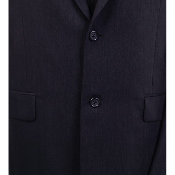 Pronto Uomo Men’s Suit 2 Button 2 Piece Suit 44L Dark Pants 39R Dark Gray - Picture 6 of 16